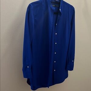 Polo by Ralph Lauren Royal Blue Casual Button Down Shirt